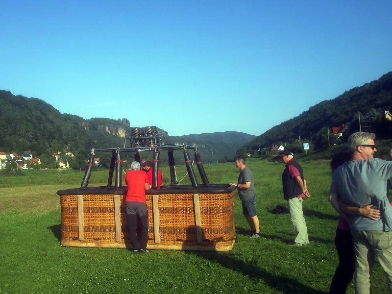 Ballonfahrt Sächsische Schweiz