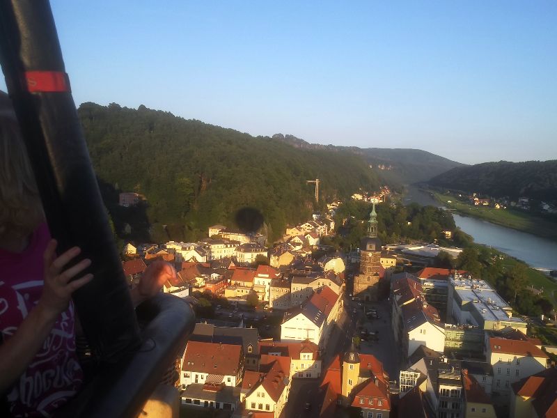 Ballonfahrt Sächsische Schweiz
