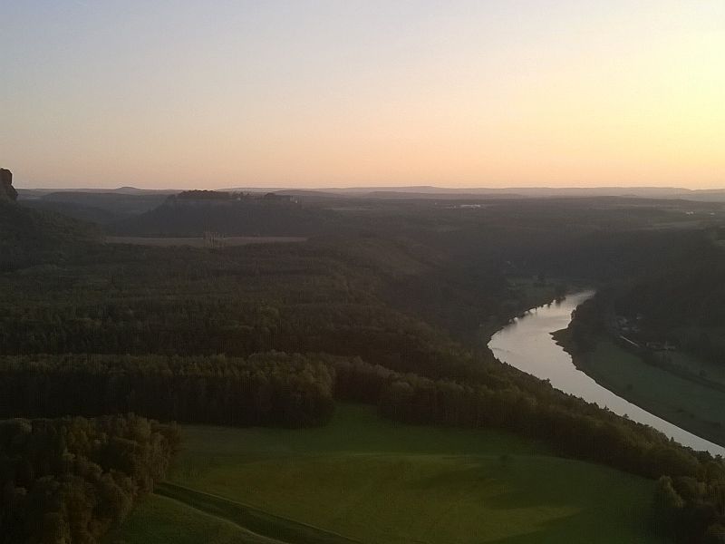 Ballonfahrt Sächsische Schweiz