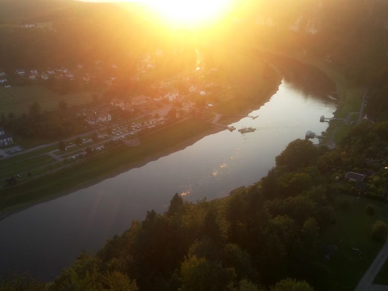 Ballonfahrt Sächsische Schweiz
