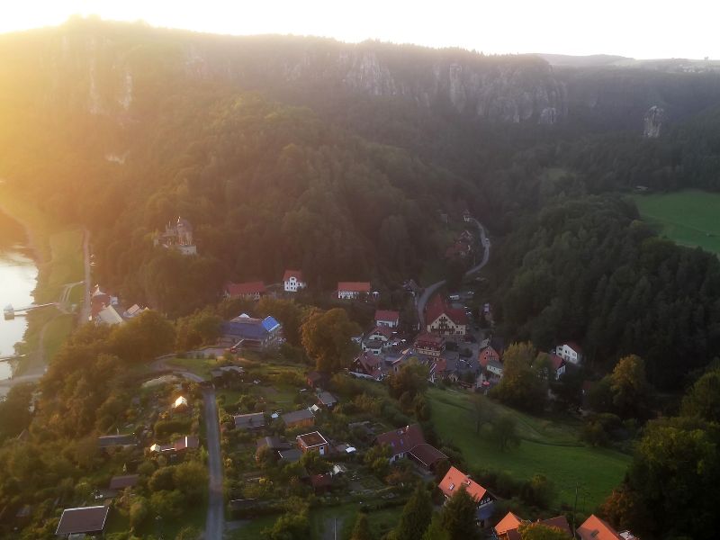 Ballonfahrt Sächsische Schweiz